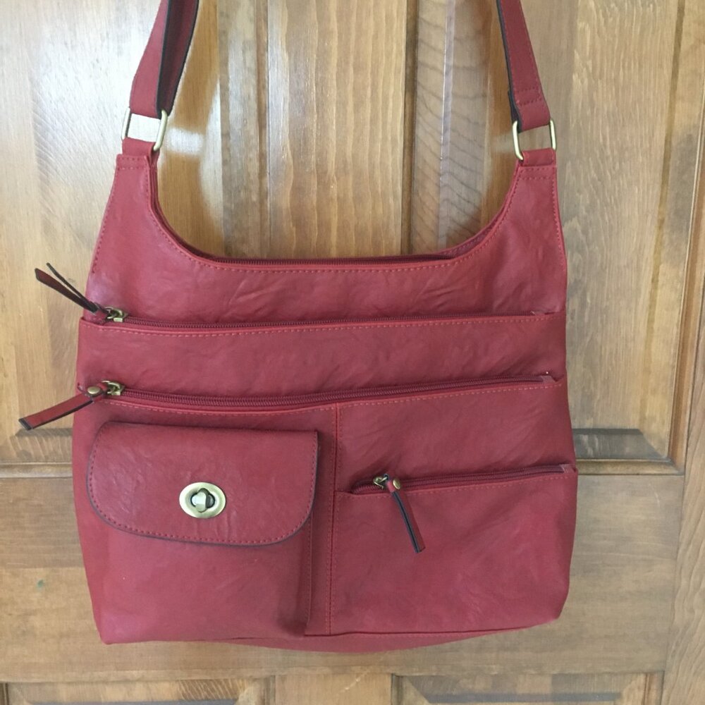 Red Shoulder Bag  New without Tags GAL